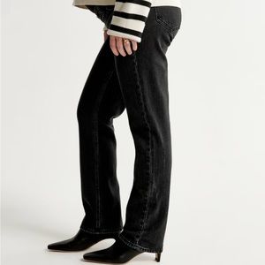 Abercrombie & fitch maternity 90’s straight jean